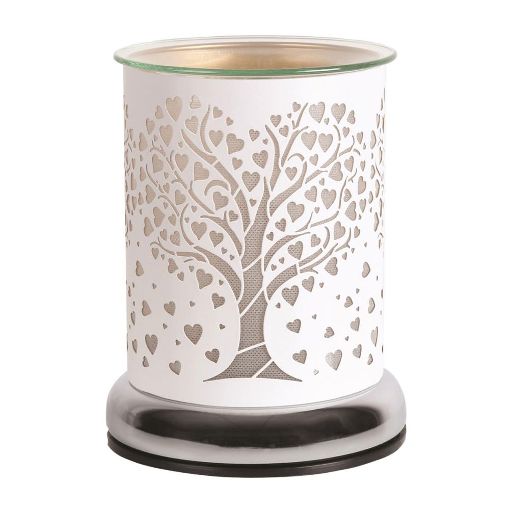 Aroma White Heart Tree Touch Electric Wax Melt Warmer Extra Image 1